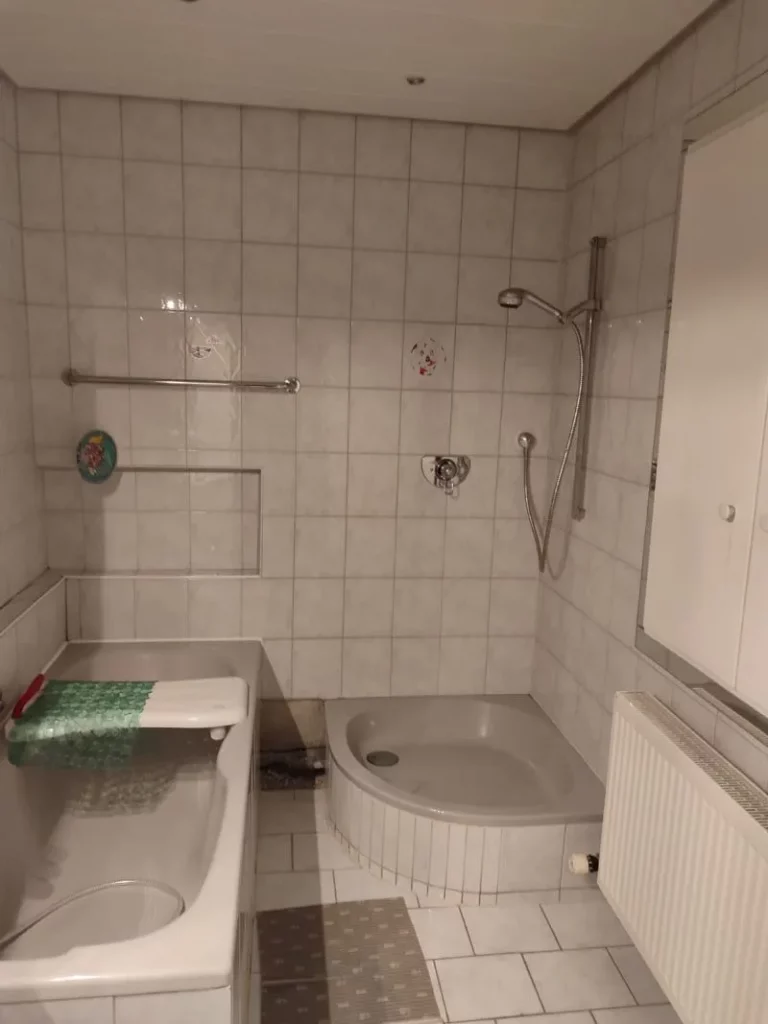 Teilbadsanierung vorher