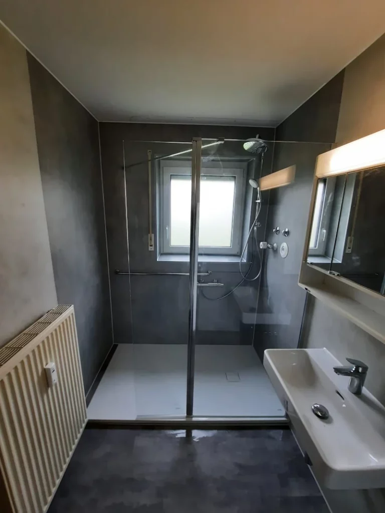 Wanne raus, Dusche rein nachherher